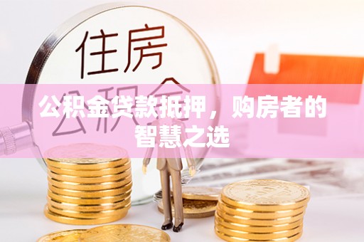 壤塘公积金贷款抵押，购房者的智慧之选
