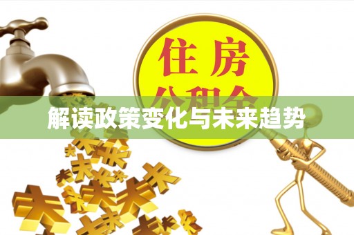 壤塘解读政策变化与未来趋势