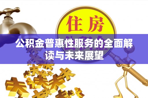 壤塘公积金普惠性服务的全面解读与未来展望
