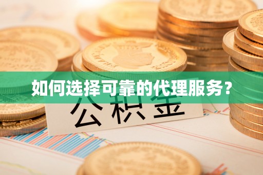 壤塘如何选择可靠的代理服务？