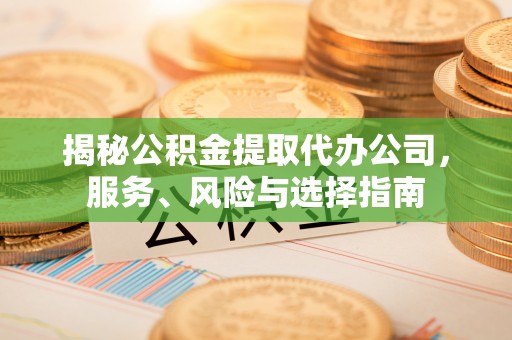 壤塘揭秘公积金提取代办公司，服务、风险与选择指南