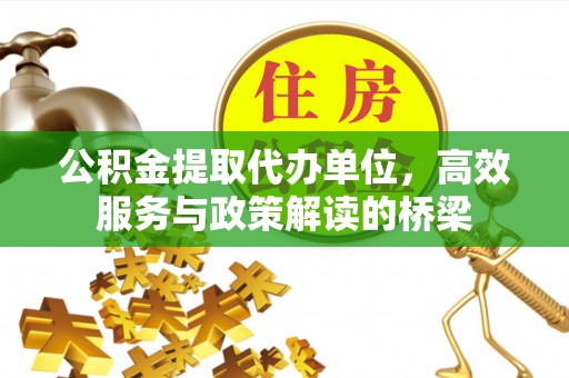 壤塘公积金提取代办单位，高效服务与政策解读的桥梁
