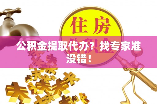 壤塘公积金提取代办？找专家准没错！