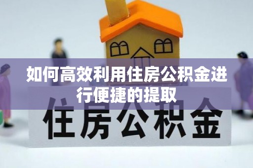 壤塘如何高效利用住房公积金进行便捷的提取